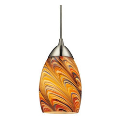 Elk Lighting - Mini Vortex One Light Pendant Standard Canopy - Pendant Lighting