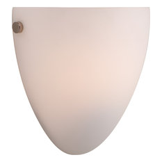Simcoe 1-Light Wall Sconce With Butterscotch Glass