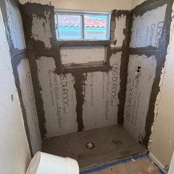 Modern Walk-In Shower & Bathroom Remodel | Solana Beach, CA
