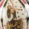 Consigned Vintage Painted Vase Ginger Jar Flamenco