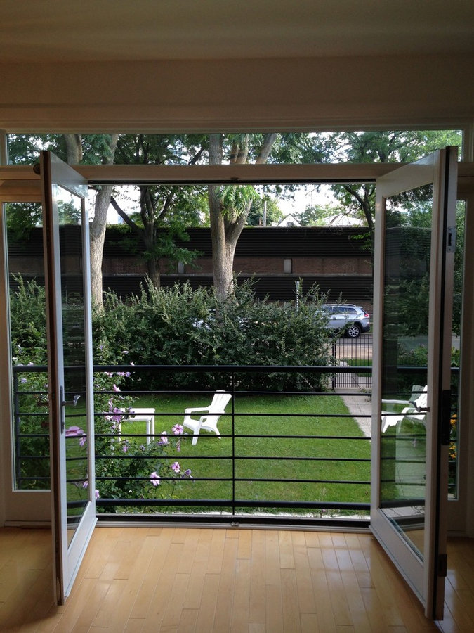 Urban Single-Family Home: French Doors to Garden