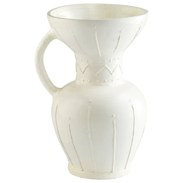 Ravine Vase, White Large