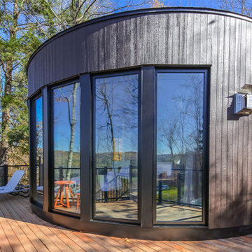 Round Open Space Pod by Lofty Pods #prefabhomes