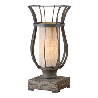 Meyda 12H Miner's Lantern Table Lamp