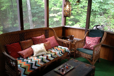 Eclectic porch photo in Burlington