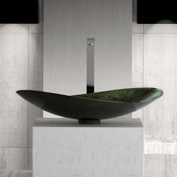 Pert Infinity Designer Bathroom Sink | Starlight Blue Green - Bathroom Sinks