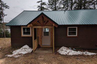 Inspiration for a rustic shed remodel