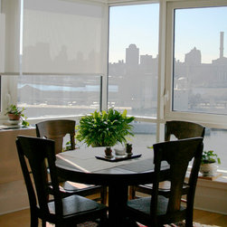 Kira Silver Pattern Roller Shade - Roller Shades