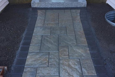 Paver Walkway & Granite Step