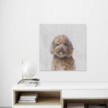 "Curly" Painting Print on Wrapped Canvas