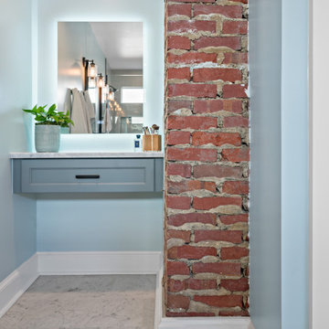 Two Story Alexandria Kitchen Provides Space and Coziness