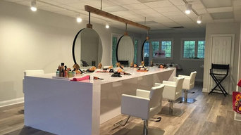 Blow Dry Bar  Double HANGING Mirror System