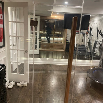 Glass Front Home Gym Sauna