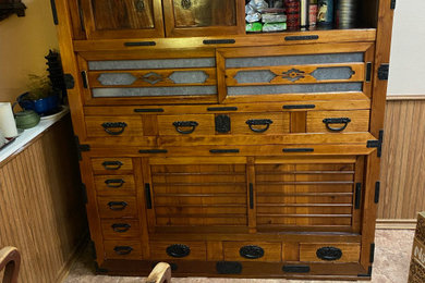 Japanese Tansu Cabinet Hardware Project for Restoration Project by Mark Whitman