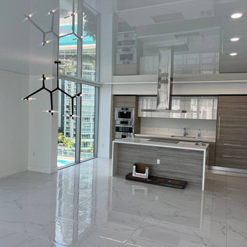 High Gloss Stretch Ceilings - Seaside Condo