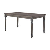 Weathered Lookinhg Dining Table, Gray