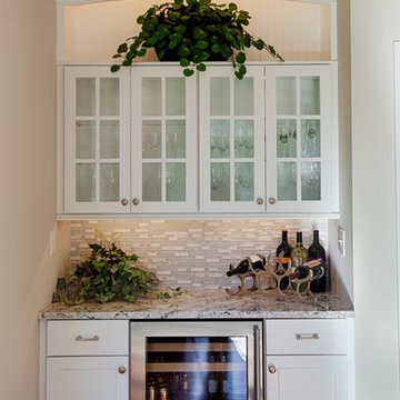 Malvern, PA Home Remodel: Family Room Beverage Area
