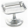 Freestanding Vintage Soap Dish Chrome Solid Brass Tray |