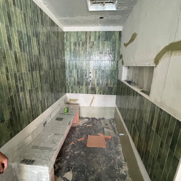 Custom Steam Room In Process