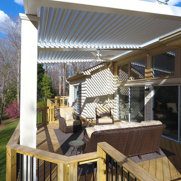 Deck with Arcadia Adjustable Pergola