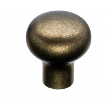 Aspen Round Knob - Light Bronze, TKM1546