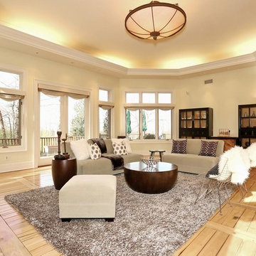 TENAFLY NJ FAMILY ROOM STAGED