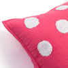 Ellie Hot Pink Quilted Throw Pillow