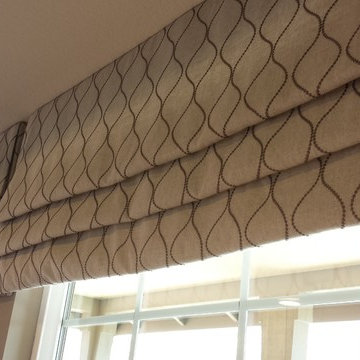Custom Roman Shades Faux Roman Valances