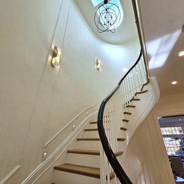Project #131 | Three-Story Elliptical Staircase in Historic Home