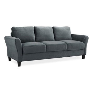 Pemberly Row Sofa in Dark Gray