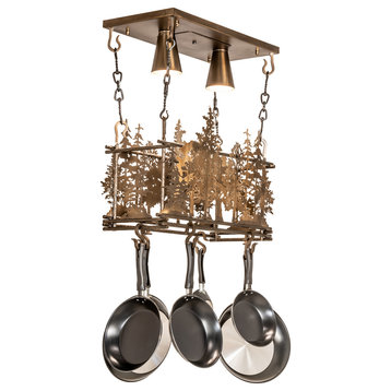 24.5 Long Tall Pines Pot Rack