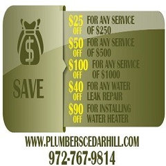 Plumbers Cedar Hill TX
