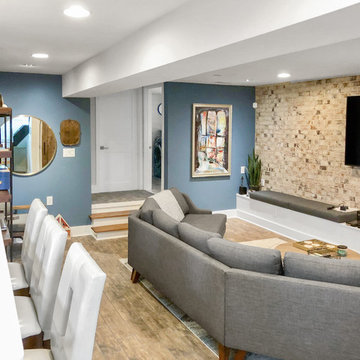 Rear Staircase Addition w/Kitchen and Basement Remodeling
