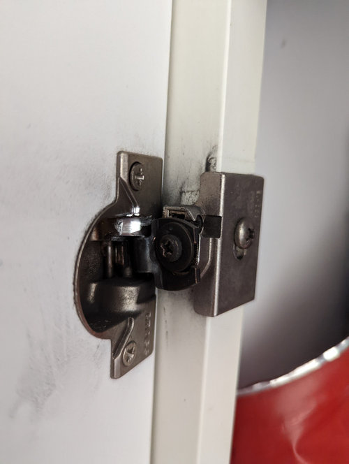 Large single door won't close