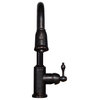 33-In Hammered Copper Kitchen Apron Single Basin Sink w/Vineyard Design Pckg-2