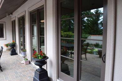 Trendy home design photo in Boston
