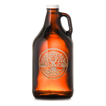 Custom Engraved Barware Glasses, Personalized Home Bar Glassware