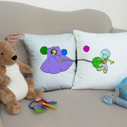 Space and Science Throw Pillows - Decorative Pillows