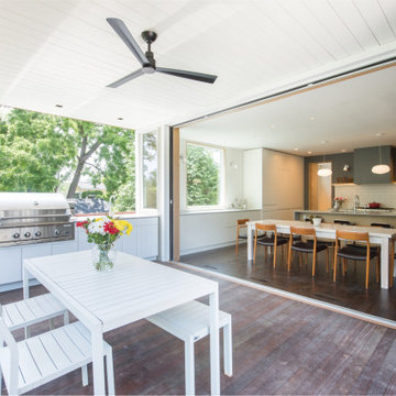The View From Deck to Dining Room: An Indoor Outdoor Space Designed Using NanaWa