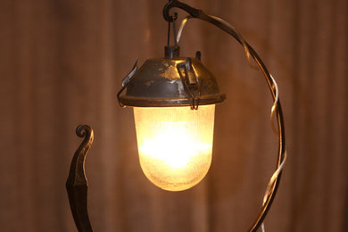 Лампа настольная "Старый фонарь"