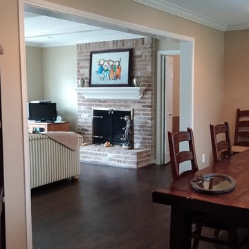 Wall Removal, Flooring and Painting