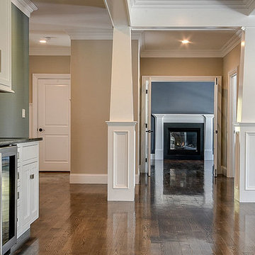 Family Room into Study/Library