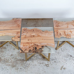Maple and Resin Casted Table by Kristopher Kirkpatrick - Dining Tables