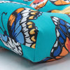 Pillow Perfect Butterfly Garden Turquoise Reversible Chair Pad, Set of 2