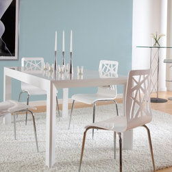 Euro Style Adara Dining Table in Modern Dining Room - Dining Tables