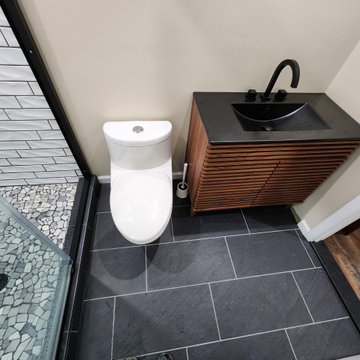 Basement Finish with Full bathroom addition and Office