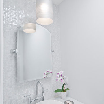 Hermosa Beach Minimalist Powder Room Transformation