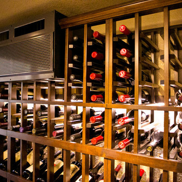 Under the stairway wine cellar