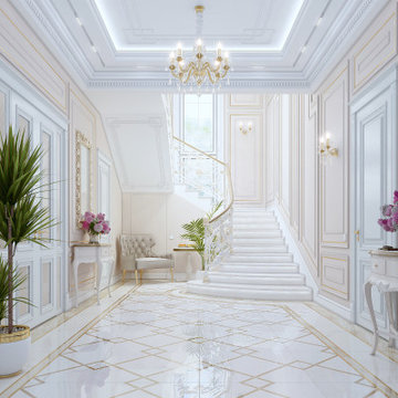 Luxurious Hall 3D Rendering