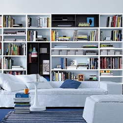 Custom Library - Display And Wall Shelves 